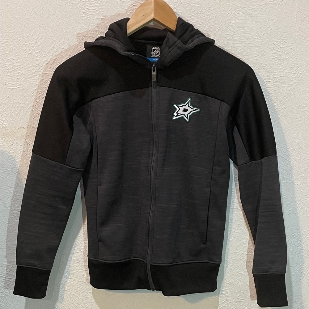 NHL Black and Gray Kids Hoodie